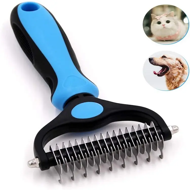 Petvibelab Professional Grooming Kit – Deshedding Brush & Nail Clipper Set