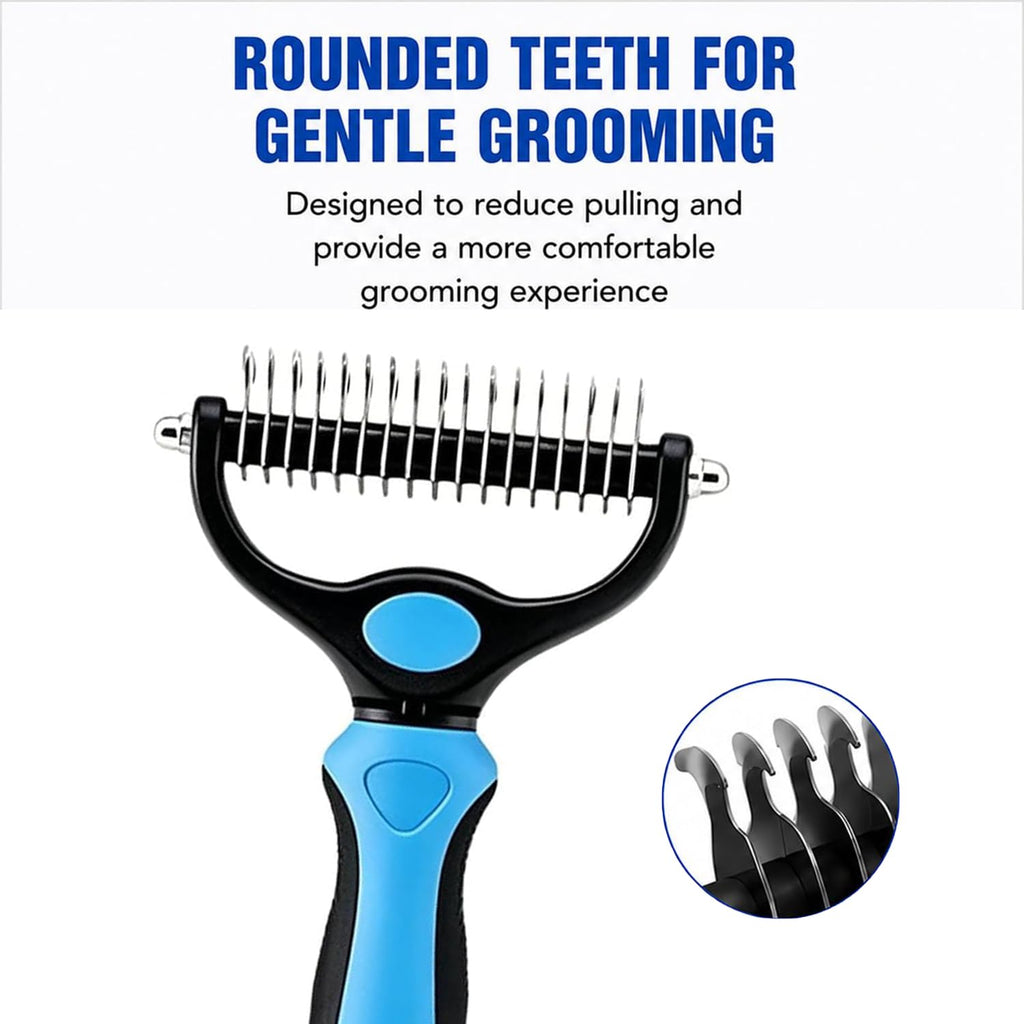 Petvibelab Professional Grooming Kit – Deshedding Brush & Nail Clipper Set