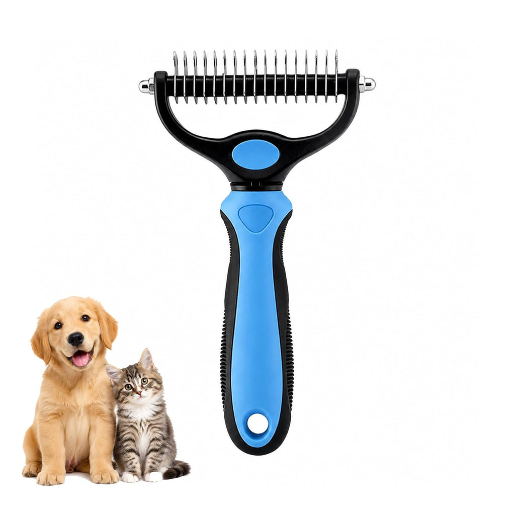 Petvibelab Professional Grooming Kit – Deshedding Brush & Nail Clipper Set